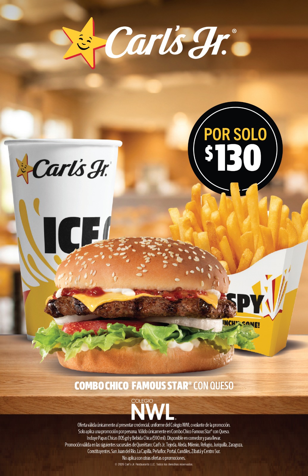 Carl's Jr. promotion — NWL community