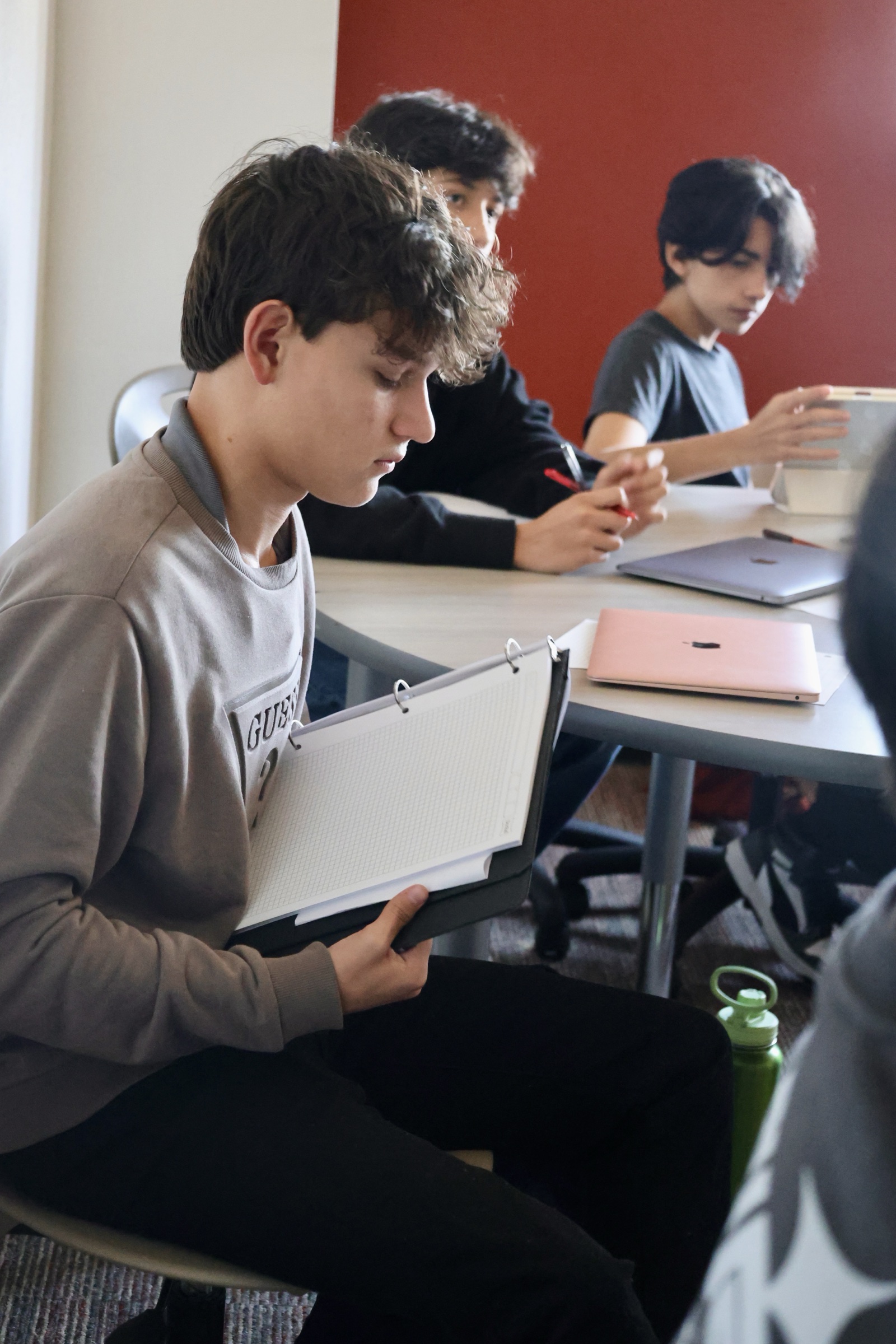 Prepa NWL student studying in classroom