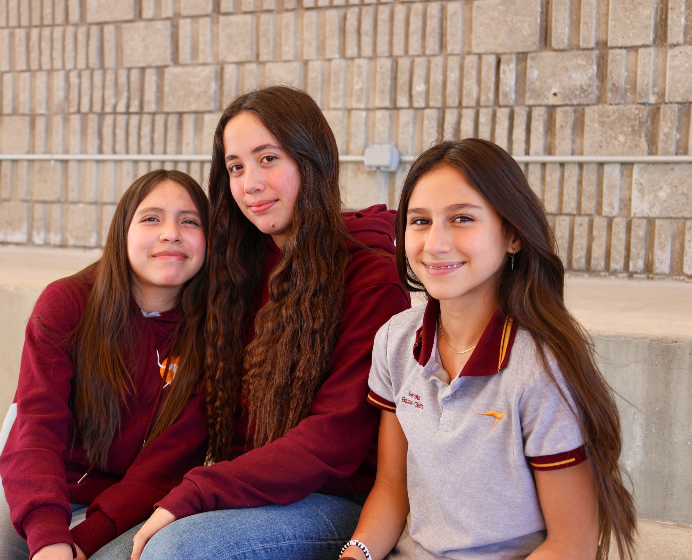 Newland Middle School students in uniform at San Miguel de Allende campus